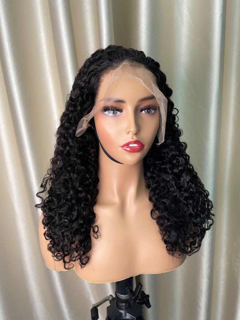 Lavish Burmese Curly Full Frontal Wig