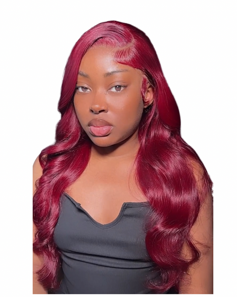 99J Burgundy Wig