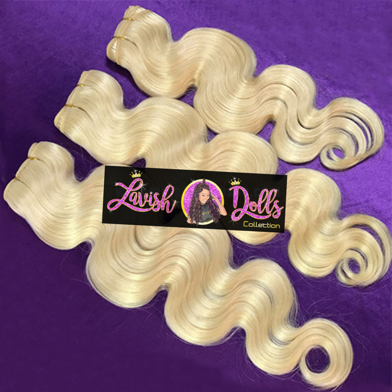 Platinum Blonde 613 Body Wave  Bundles
