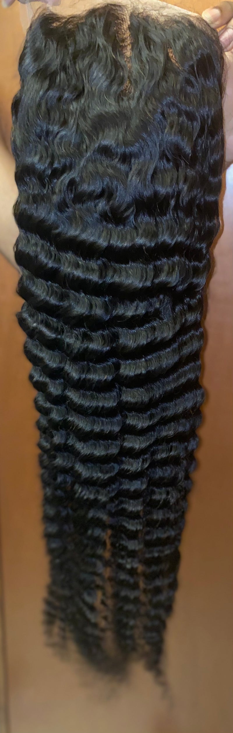 40” Lavish Deep Wave Lace Front Wig